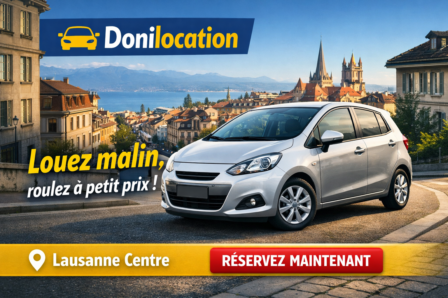 Louer une voiture km illimités en Suisse